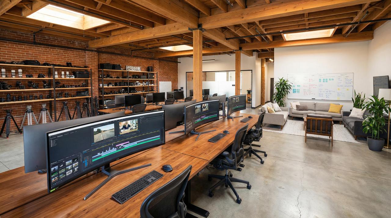 抖荫短视频影视传媒公司办公室